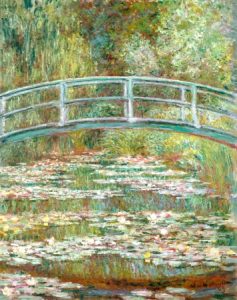 Bridge over a Pond of Water Lilies af Claude Monet